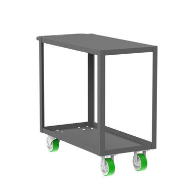 Valley Craft 2-Shelf Utility Cart - Flat Top, 36